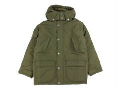 Ver de Terre dark olive winter jacket nordic  